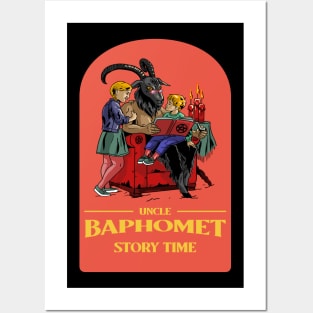 Funny Satanic Baphomet Posters and Art